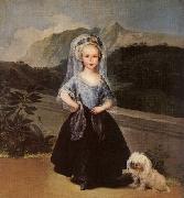 Portrait of Mana Teresa de Borbon Y Vallabriga Francisco de Goya